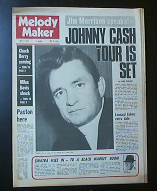 Melody Maker - JOHNNY CASH