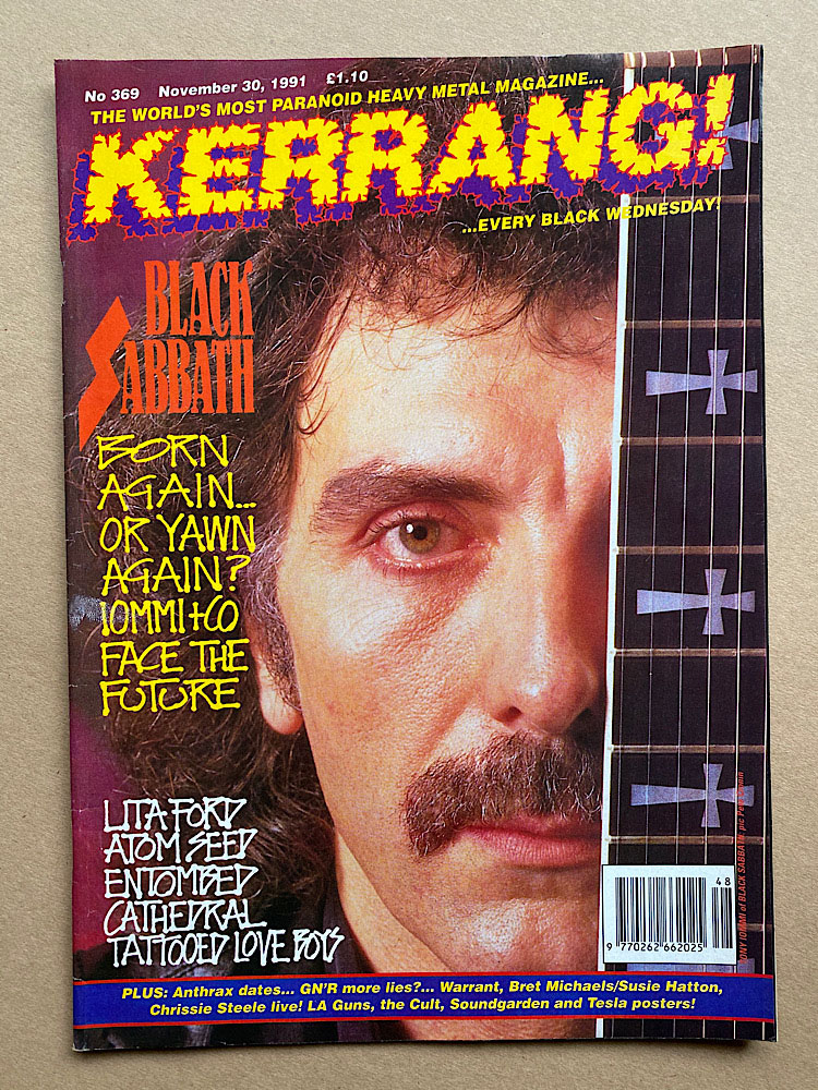BLACK SABBATH - Kerrang No.369