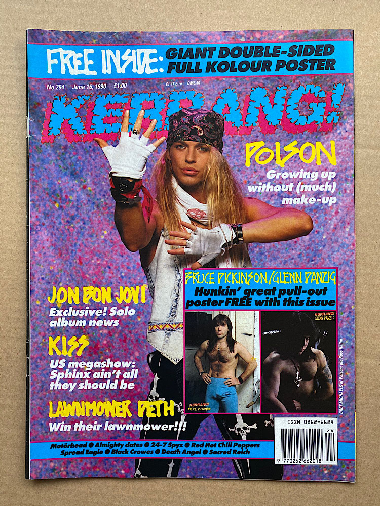 Poison Kerrang No.294 MAGAZINE
