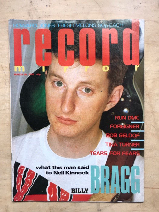 BILLY BRAGG - Record Mirror - 10696