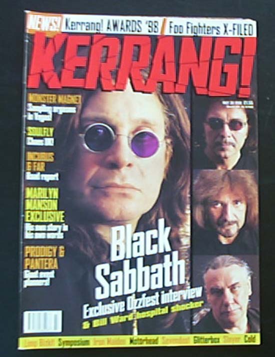 BLACK SABBATH - Kerrang No.700/1