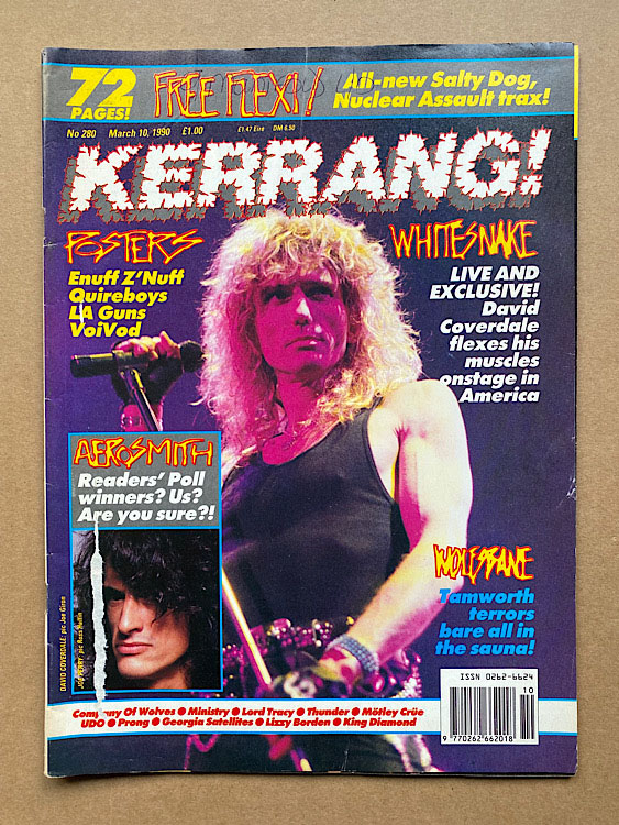 Whitesnake Kerrang No.280 MAGAZINE