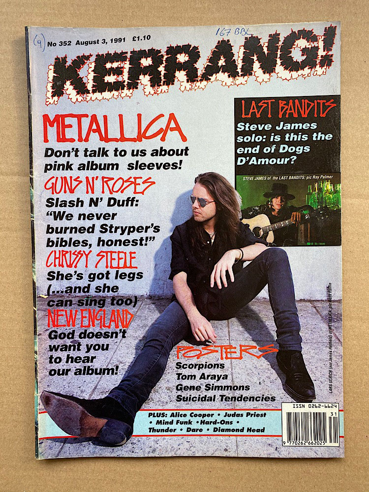 METALLICA - Kerrang No.352