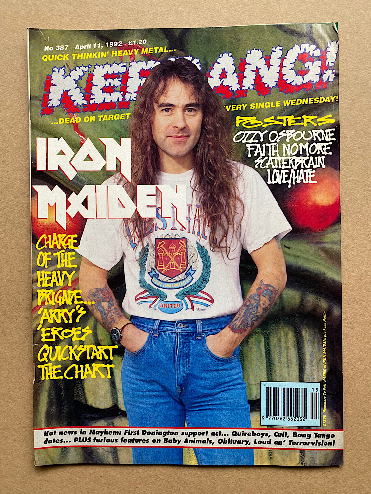 Iron Maiden Kerrang No.387 MAGAZINE