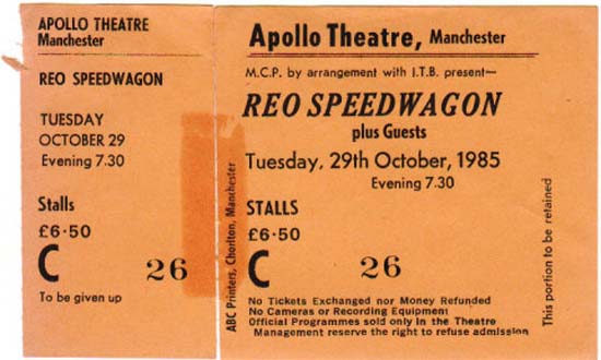 Manchester Apollo - listings