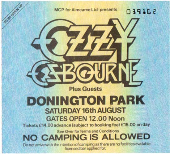 Donington - listings