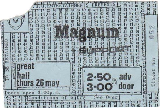 MAGNUM - Great Hall Bradford