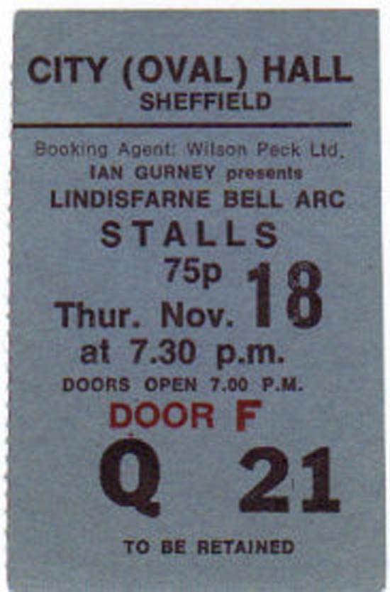 Sheffield City Hall - listings