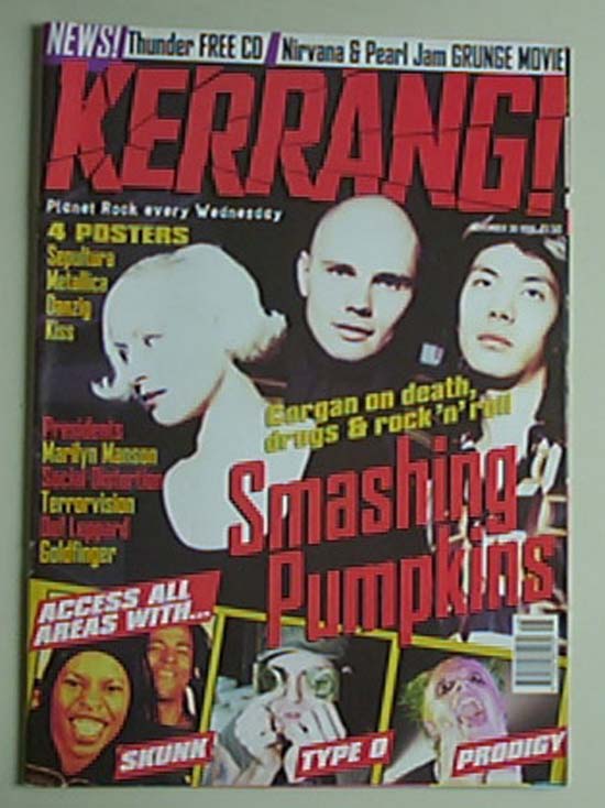 SMASHING PUMPKINS - Kerrang No.625