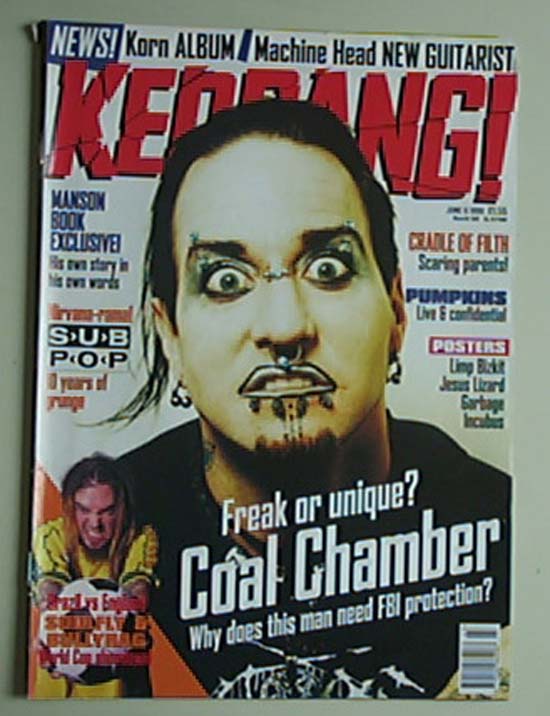COAL CHAMBER - KERRANG NO.702