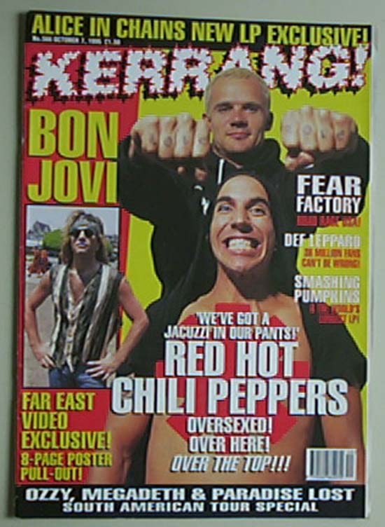 RED HOT CHILI PEPPERS - Kerrang No.566