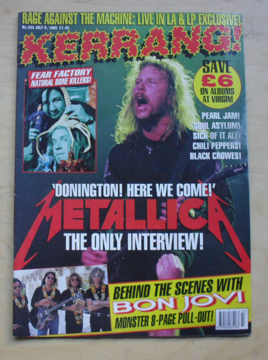 METALLICA - Kerrang No.553