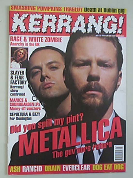 METALLICA - Kerrang No.598