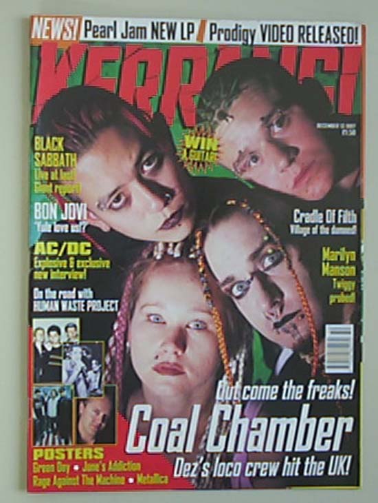 COAL CHAMBER - KERRANG NO.678
