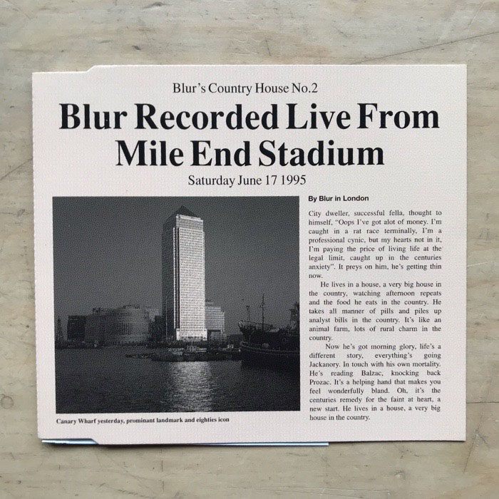 BLUR - Country House No.2