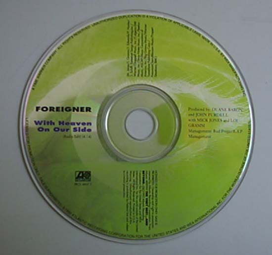 Foreigner With+Heaven+On+Our+Side CD:SINGLE