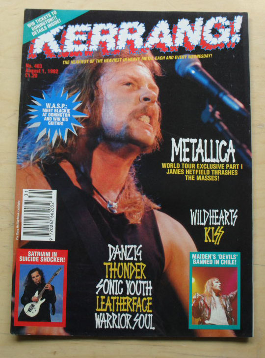METALLICA - Kerrang No.403