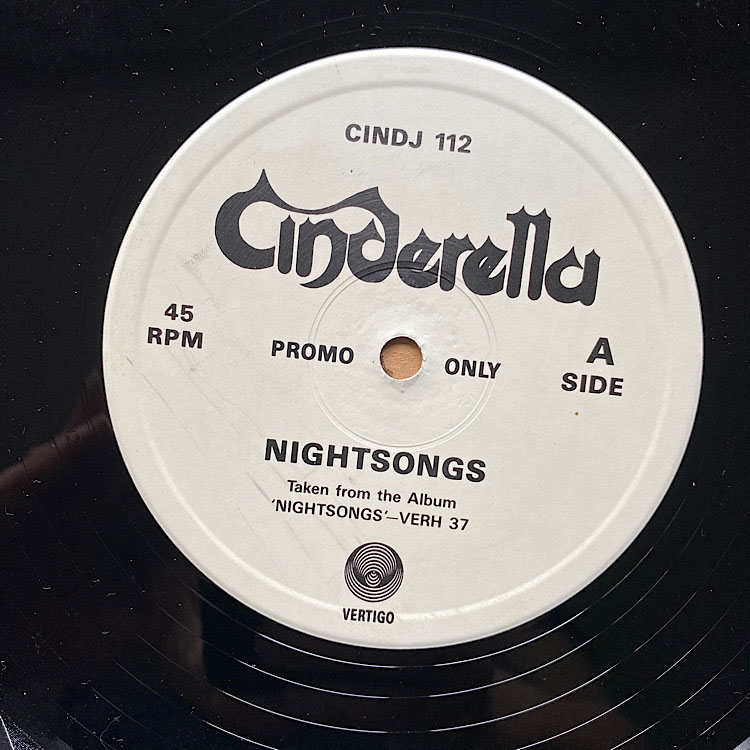 Night Songs - Uk - Cinderella