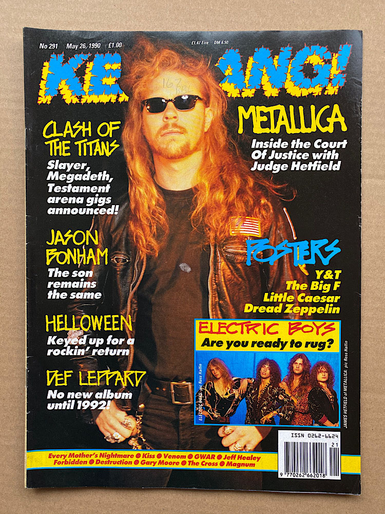 METALLICA - Kerrang No.291