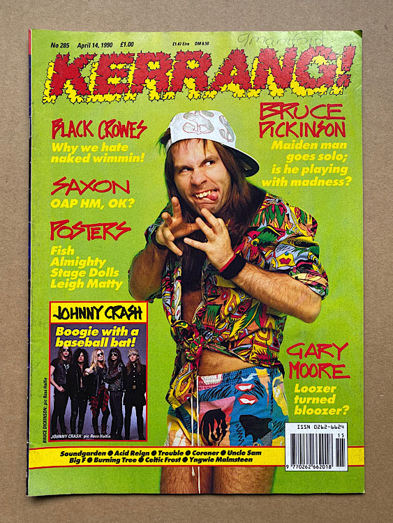 Iron Maiden Kerrang No.285 MAGAZINE