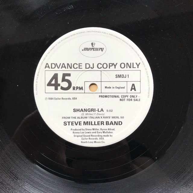 Steve Miller Band - Shangri-la - Uk
