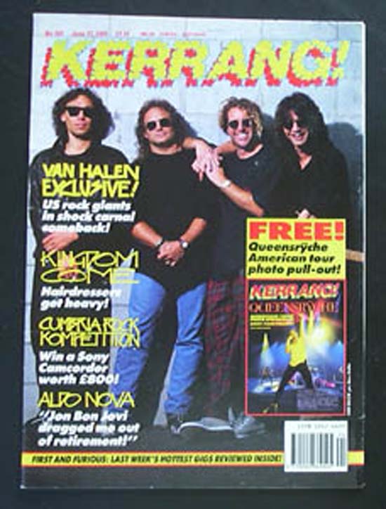 VAN HALEN - Kerrang No.345