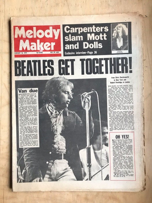 Melody Maker - Uk listings