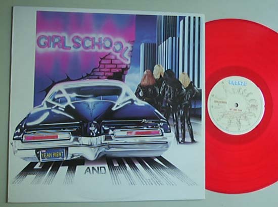 Girlschool Hit+And+Run LP