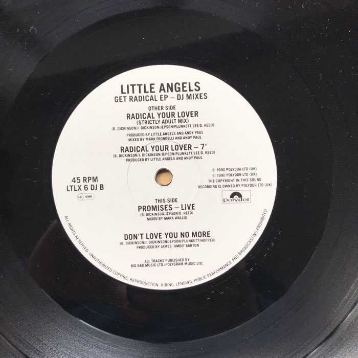 Little Angels - Get Radical Ep (dj - Uk)
