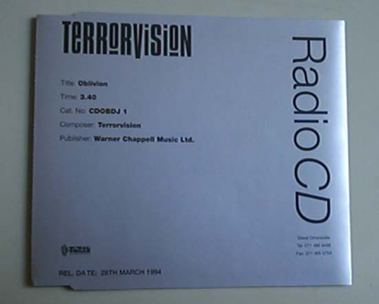 Terrorvision - Oblivion - Uk