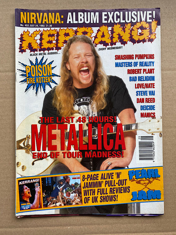 METALLICA - Kerrang No.453
