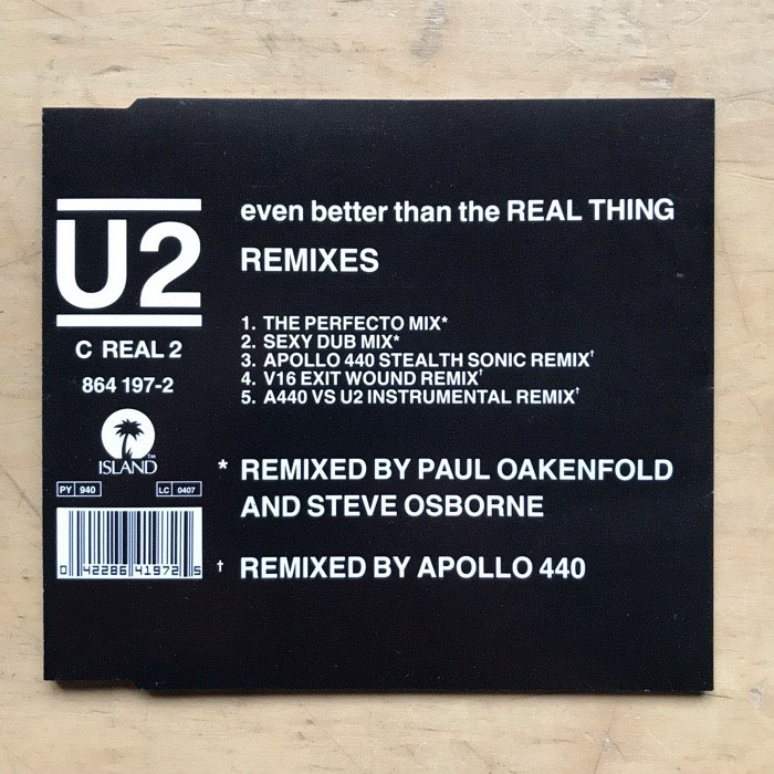 U2 - Even Better Than The Real Thing LP