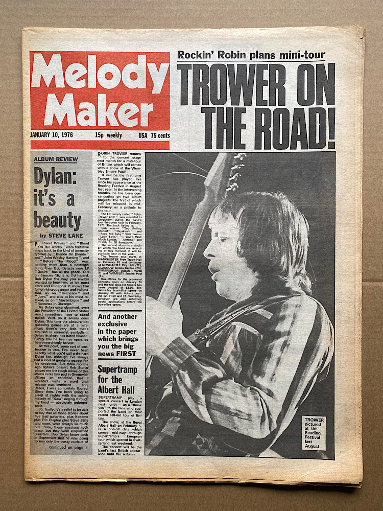 Melody Maker - Uk listings