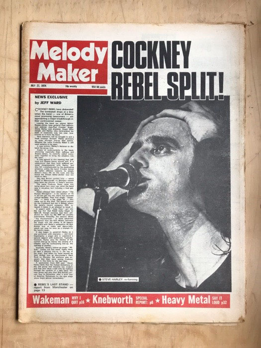 COCKNEY REBEL - MELODY MAKER