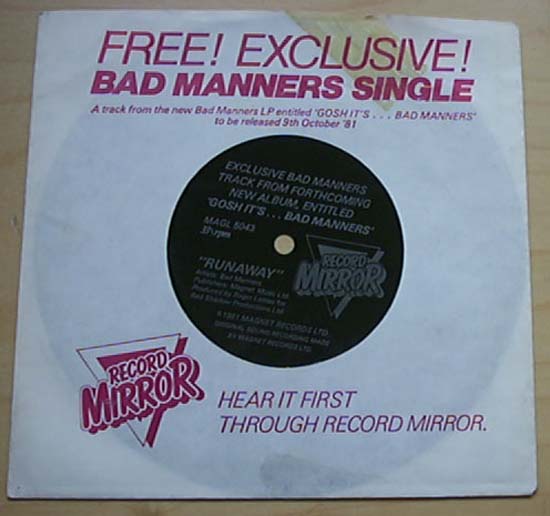 BAD MANNERS - RUNAWAY