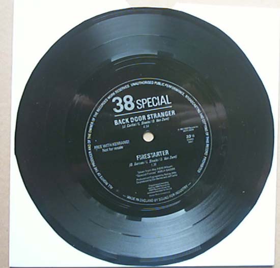 38 SPECIAL - BACK DOOR STRANGER (FLEXI)