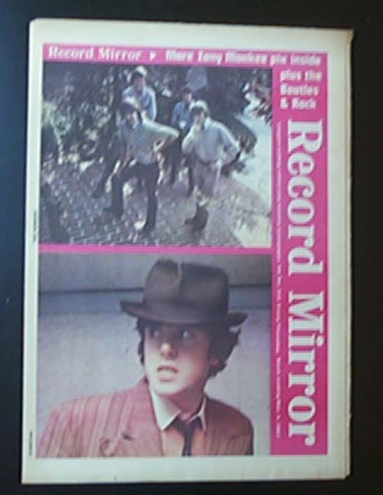 Monkees/Donovan Record Mirror MAGAZINE