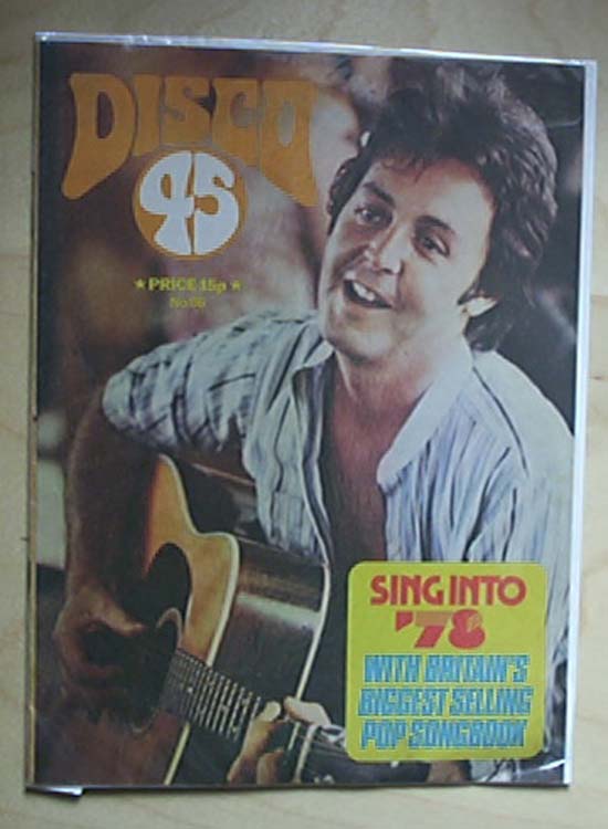 Disco 45 No86  Uk listings