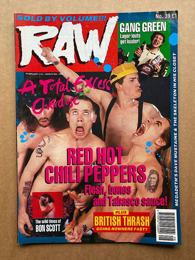 RED HOT CHILI PEPPERS - Raw No.39