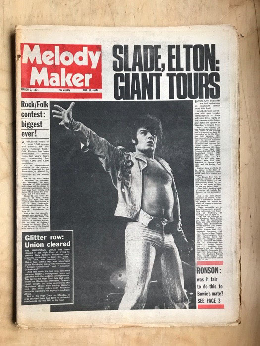 GARY GLITTER - MELODY MAKER