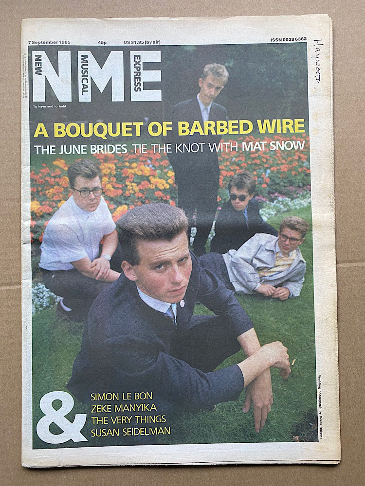June Brides Nme MAGAZINE