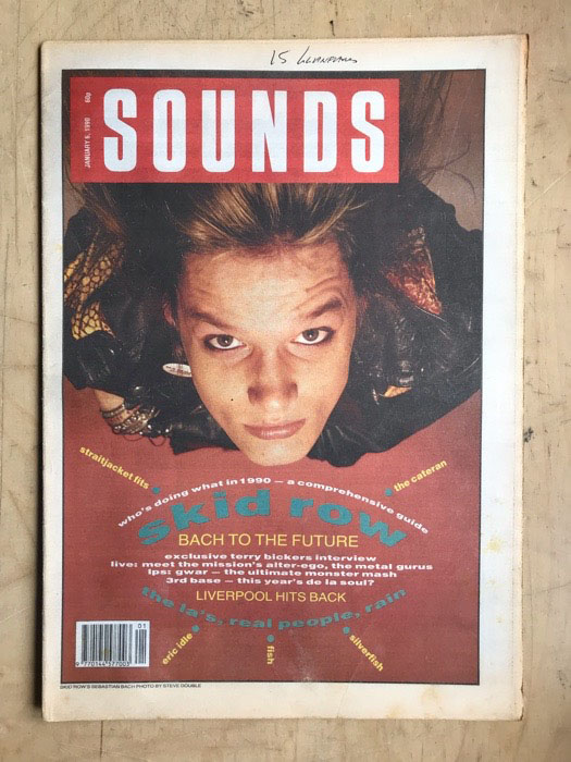 Sounds January 1990 listings