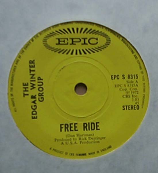 EDGAR WINTER GROUP - Free Ride