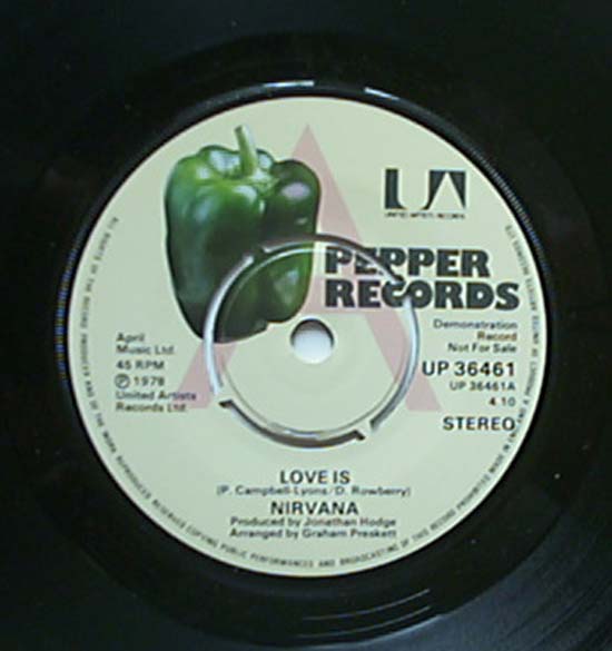 Nirvana Love+Is 7''