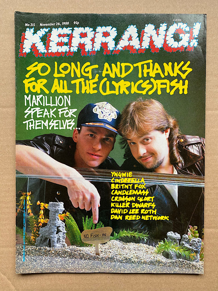 MARILLION - Kerrang No.215
