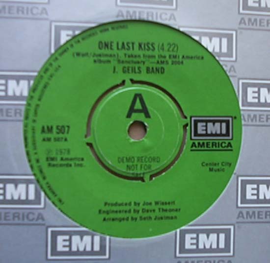 J GEILS BAND - ONE LAST KISS