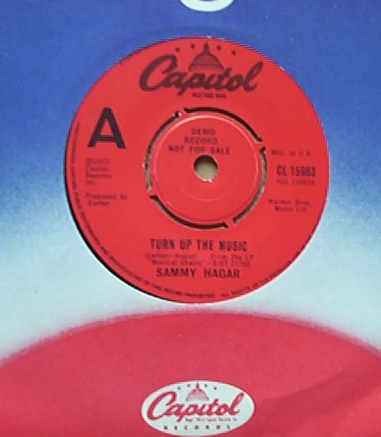 SAMMY HAGAR - Turn Up The Music Album