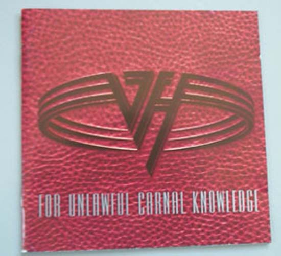 VAN HALEN - FOR UNLAWFUL CARNAL KNOWLEDGE