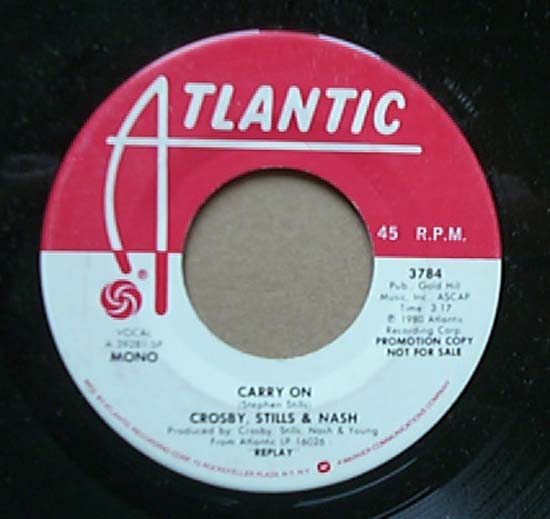 Crosby, stills + Nash - Carry On (mono/stereo - Usa)