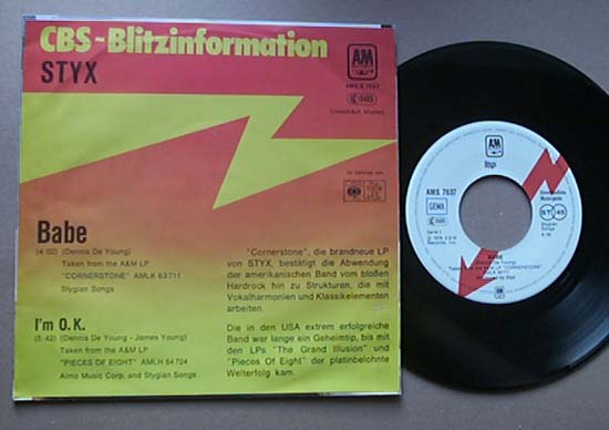 STYX - Babe Vinyl